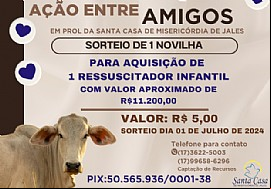 Santa Casa de Jales realiza Ação Entre Amigos para aquisição de aparelho infantil